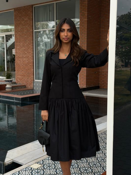 Black Blazer Dress