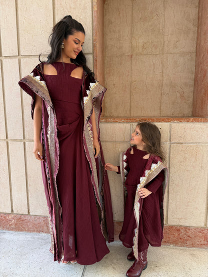 Baby Red Maroon Daraa