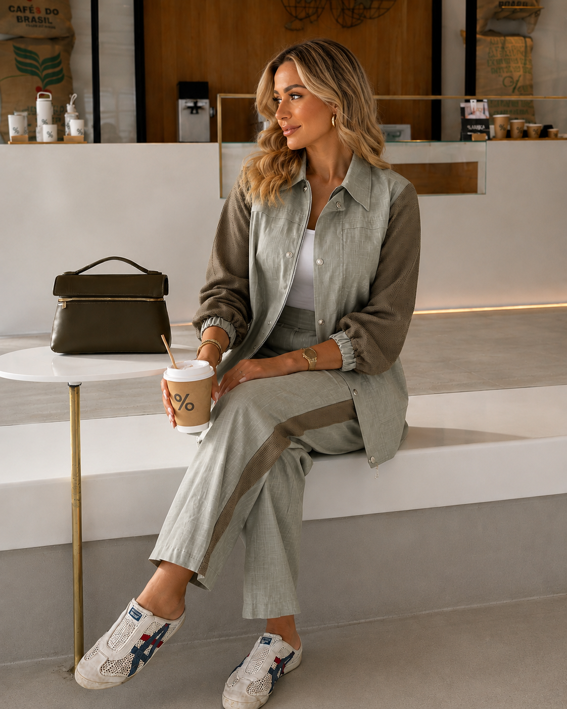 Women's Pistachio Casual Summer Co-Ord Set 2026 - AUREVIA women's fashion